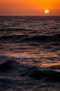 Preview wallpaper sun, horizon, sea, sunset