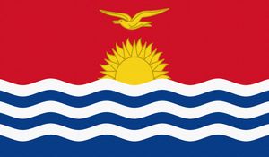 Preview wallpaper sun, republic, flag, kiribati