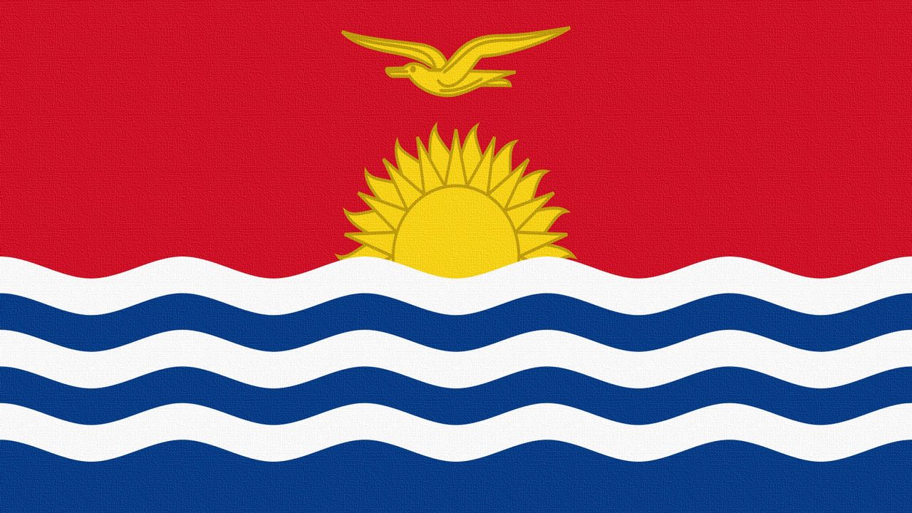 Wallpaper sun, republic, flag, kiribati hd, picture, image