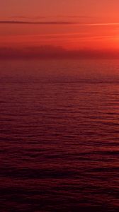 Preview wallpaper sun, sea, calm, evening, oregon