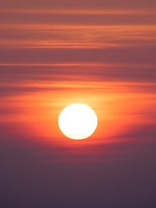 Preview wallpaper sun, sky, sunset, evening
