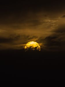 Preview wallpaper sun, sunset, clouds, sky