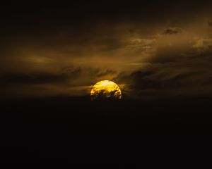 Preview wallpaper sun, sunset, clouds, sky