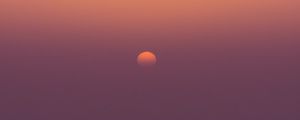 Preview wallpaper sun, sunset, sky, gradient, nature