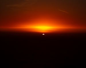 Preview wallpaper sun, sunset, twilight, horizon, dark