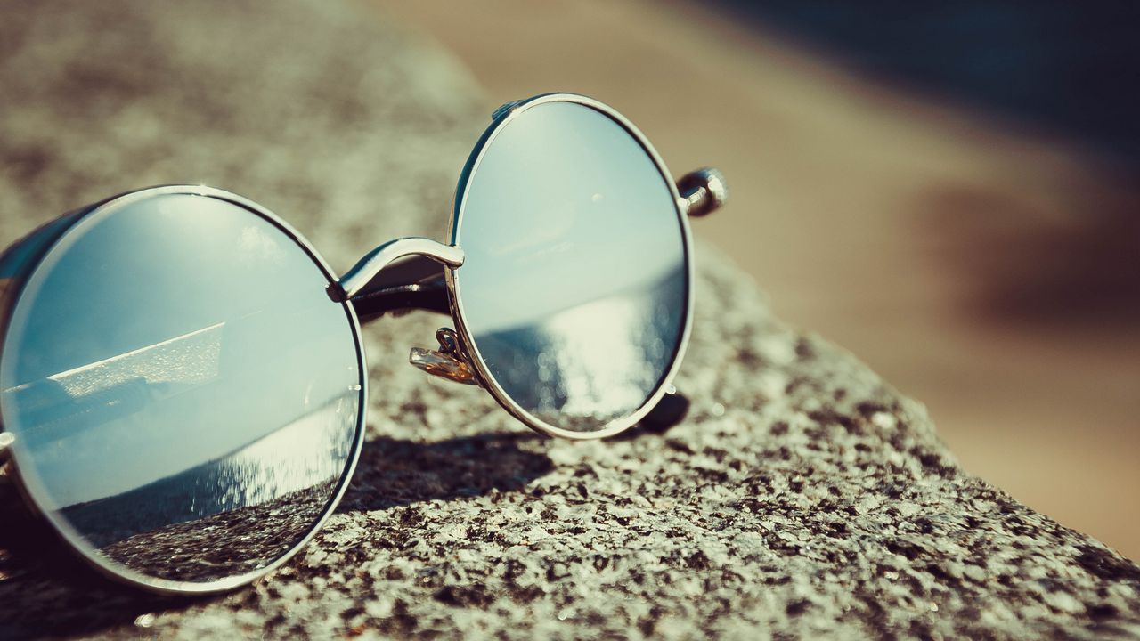 Wallpaper sunglasses, reflection, sun