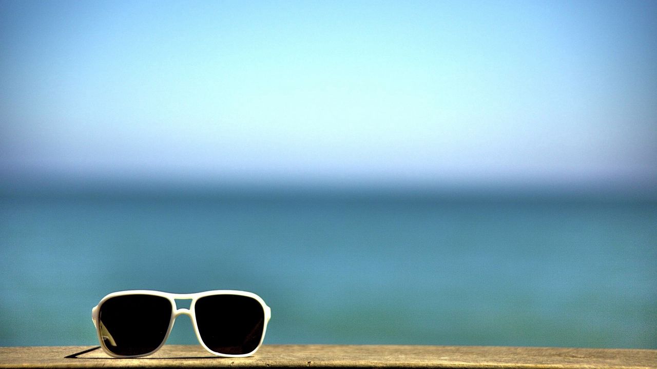 Wallpaper sunglasses, sky, background