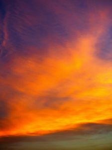 Preview wallpaper sunset, beautiful, sky, clouds