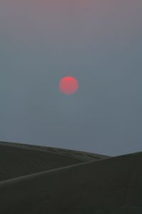 Preview wallpaper sunset, desert, sun, evening