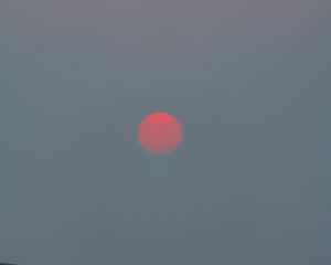 Preview wallpaper sunset, desert, sun, evening