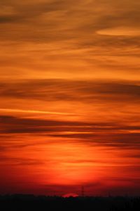 Preview wallpaper sunset, dusk, sky, clouds, sun