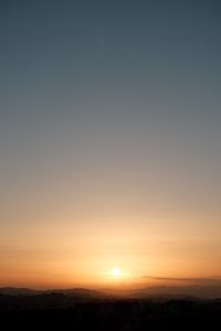 Preview wallpaper sunset, dusk, sun, horizon, evening