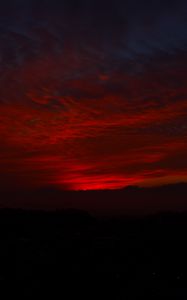 Preview wallpaper sunset, evening, sky, dark