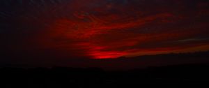 Preview wallpaper sunset, evening, sky, dark