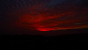 Preview wallpaper sunset, evening, sky, dark