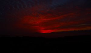 Preview wallpaper sunset, evening, sky, dark