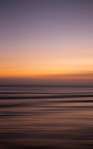 Preview wallpaper sunset, horizon, blur, stripes, abstraction