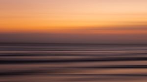 Preview wallpaper sunset, horizon, blur, stripes, abstraction