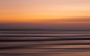 Preview wallpaper sunset, horizon, blur, stripes, abstraction