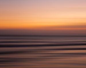 Preview wallpaper sunset, horizon, blur, stripes, abstraction