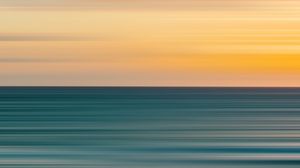Preview wallpaper sunset, horizon, long exposure, blurred, gradient