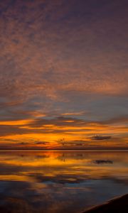 Preview wallpaper sunset, horizon, sky, cloud