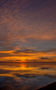 Preview wallpaper sunset, horizon, sky, cloud