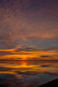 Preview wallpaper sunset, horizon, sky, cloud
