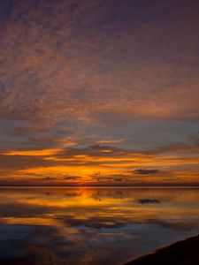 Preview wallpaper sunset, horizon, sky, cloud
