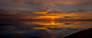 Preview wallpaper sunset, horizon, sky, cloud