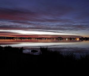 Preview wallpaper sunset, horizon, sky, water, twilight