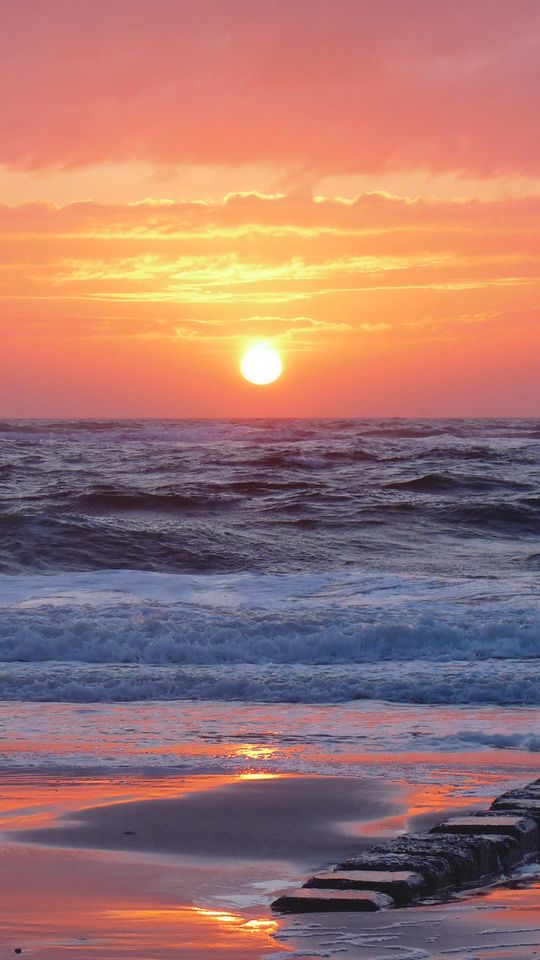 Download wallpaper 540x960 sunset, sea, beach, landscape, beautifully samsung galaxy s4 mini, microsoft lumia 535, philips xenium, lg l90, htc sensation hd background Download wallpaper 540x960 sunset, sea, beach, landscape, beautifully samsung galaxy s4 mini, microsoft lumia 535, philips xenium, lg l90, htc sensation hd background