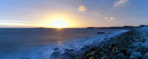 Preview wallpaper sunset, sea, landscape