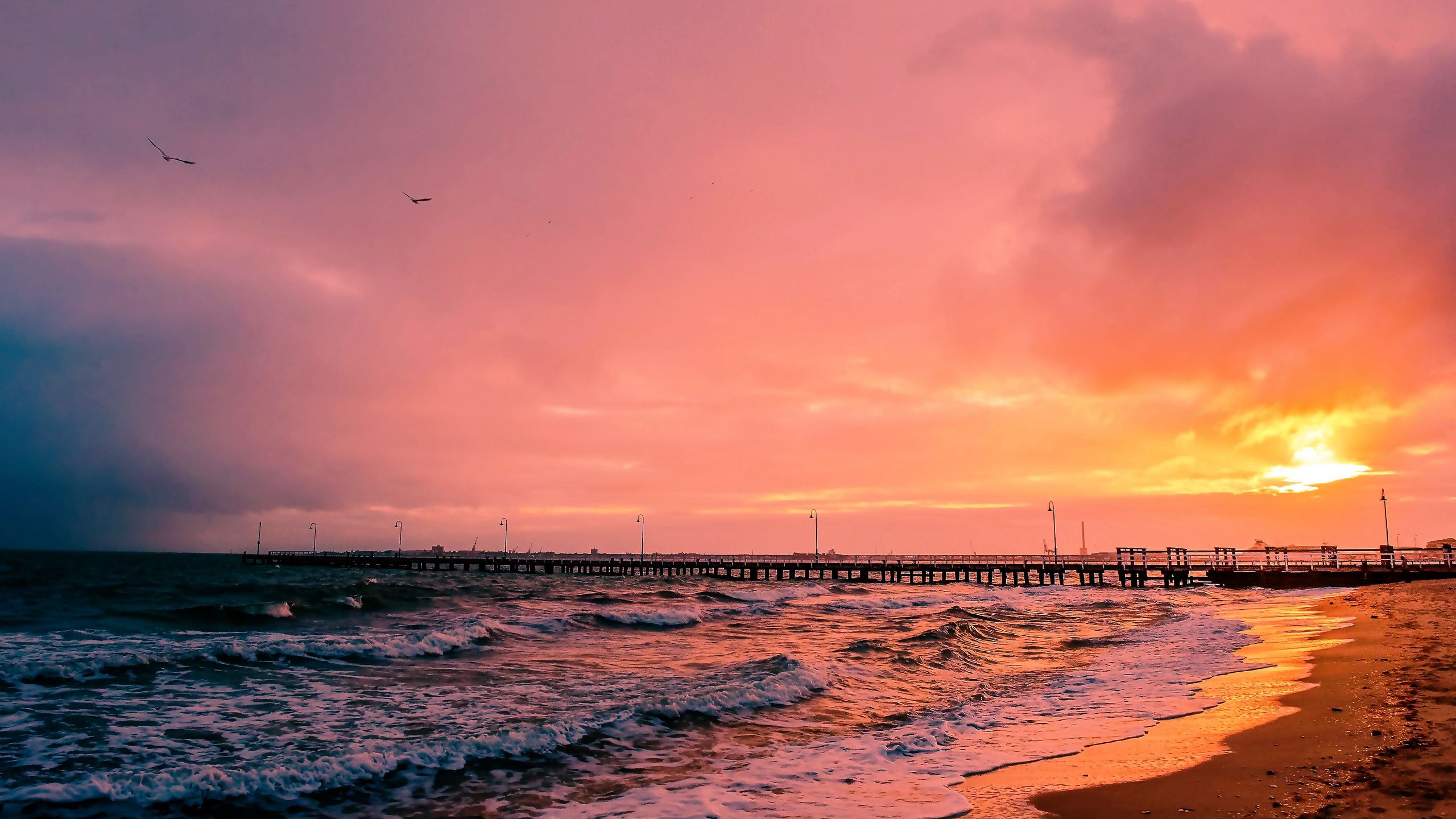 Download Wallpaper 2560x1440 Sunset Sea Sun Landscape Widescreen 16 Download Wallpaper 2560x1440 Sunset Sea Sun Landscape Widescreen 16
