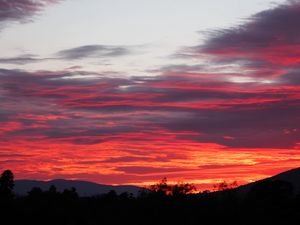 Preview wallpaper sunset, sky, clouds