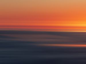 Preview wallpaper sunset, sky, dusk, beautiful