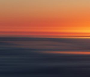 Preview wallpaper sunset, sky, dusk, beautiful