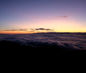 Preview wallpaper sunset, sky, dusk, horizon