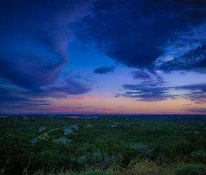 Preview wallpaper sunset, sky, horizon, san antonio, texas