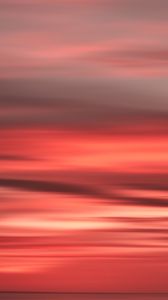Preview wallpaper sunset, sky, pink, clouds