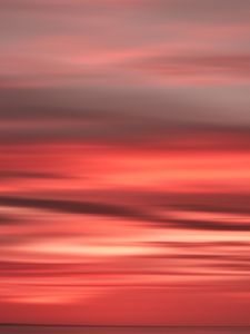 Preview wallpaper sunset, sky, pink, clouds