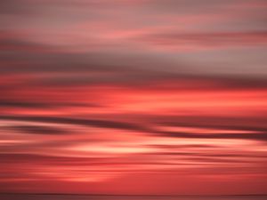 Preview wallpaper sunset, sky, pink, clouds
