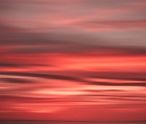 Preview wallpaper sunset, sky, pink, clouds