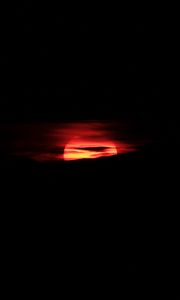 Preview wallpaper sunset, sun, black