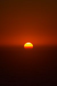 Preview wallpaper sunset, sun, dusk, evening