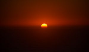Preview wallpaper sunset, sun, dusk, evening