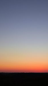 Preview wallpaper sunset, twilight, horizon, sky, dark