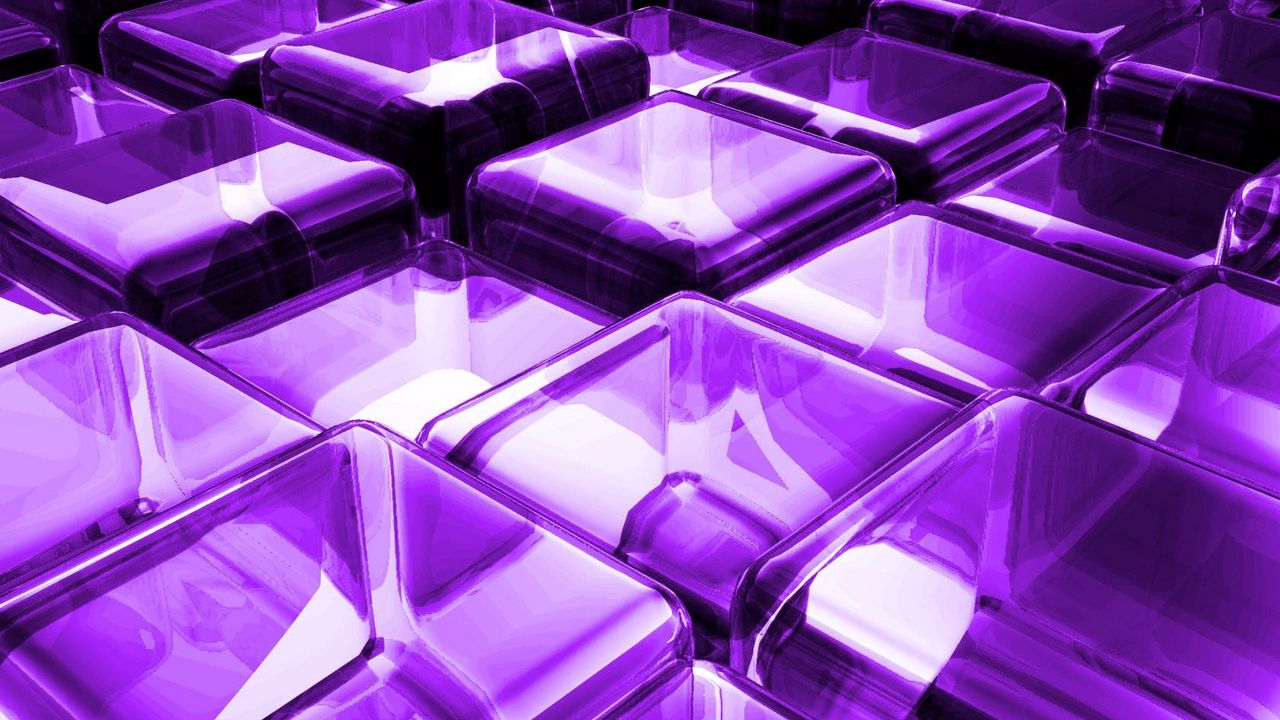 Wallpaper surface, blocks, purple, glass