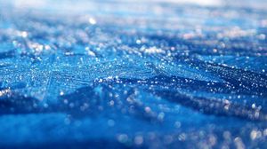 Preview wallpaper surface, blue, drops, dew, moisture