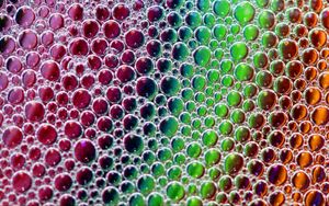Preview wallpaper surface, bubbles, multicolored